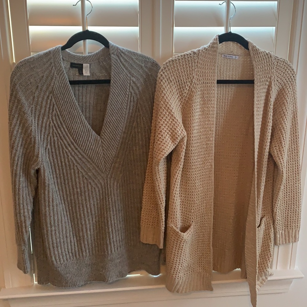 4 Women’s Sweaters size small - JCREW, BANANA
